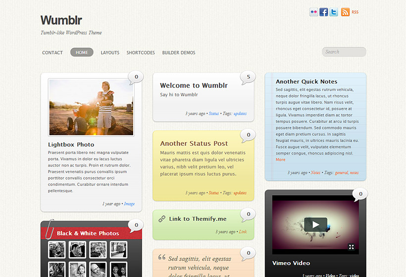 Themify Wumblr v5.5.8 – WordPress 主题