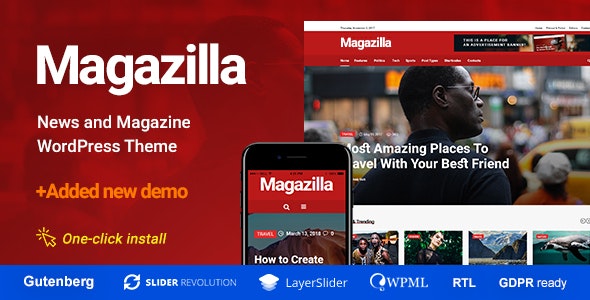 Magazilla v1.1.2 – 新闻杂志主题