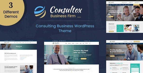 Consultox v2.5 – WordPress 咨询业务主题