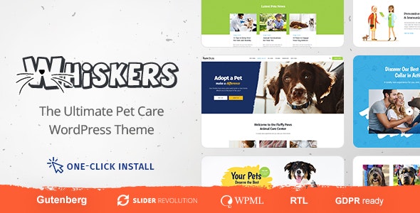 Whiskers v1.1.4 – WordPress 宠物店主题