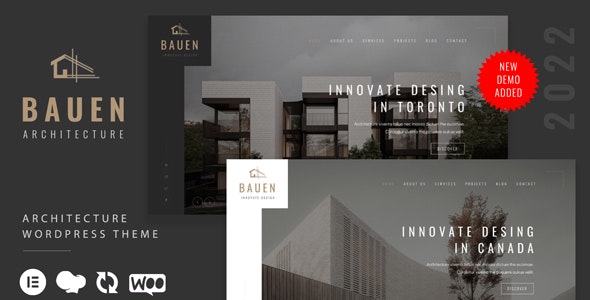 BAUEN v9.0 – WordPress 建筑和室内设计主题