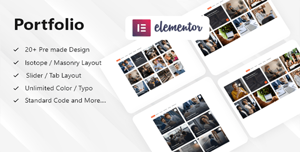 Portfolio Builder v1.0.2 – Elementor 投资组合插件