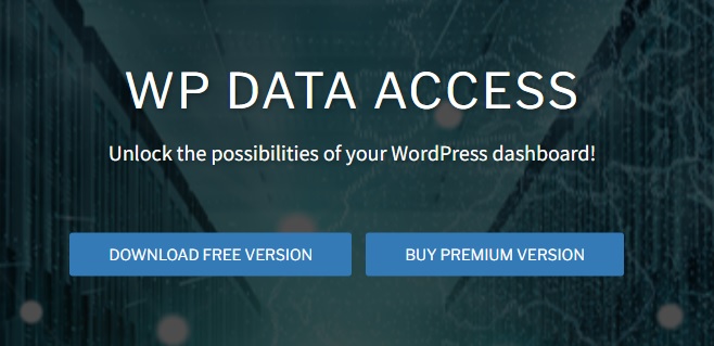 WP Data Access Premium v5.2.11（已汉化80%） – WordPress 仪表板和数据小工具