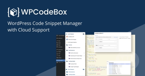 WPCodeBox v2.1.1.1 – 将代码片段添加到 WordPress 的最简单方法