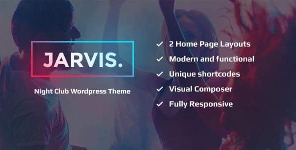 Jarvis v1.8.8 –  WordPress 夜总会、音乐会、节日主题