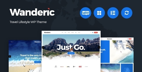 Wanderic v1.0.3 – WordPress 旅游博客主题