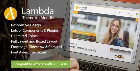 Lambda v1.98.31 – 响应式 Moodle 主题