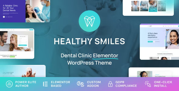 Healthy Smiles v1.0.8 – WordPress 牙科主题