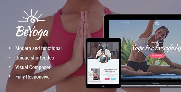 BeYoga v1.1.7 – WordPress 瑜伽主题