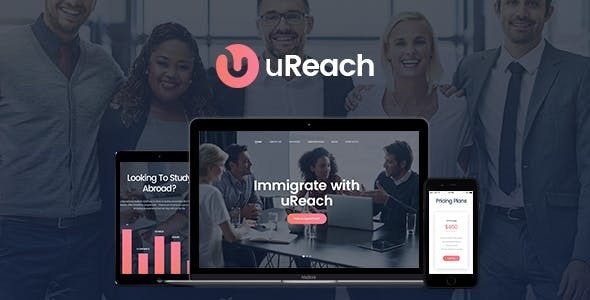 uReach v1.1.7 – 移民与搬迁法律咨询WordPress主题