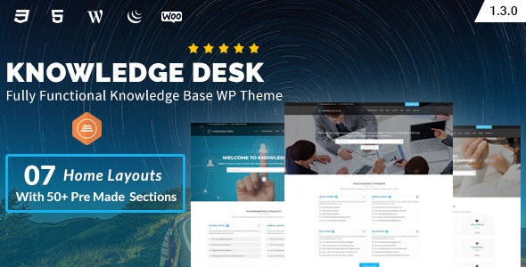 Knowledgedesk v1.3.8 – WordPress 知识库主题