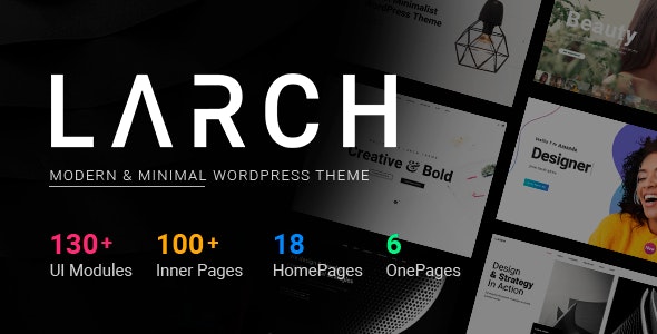 Larch v2.4 – 响应式最小多用途 WordPress 主题