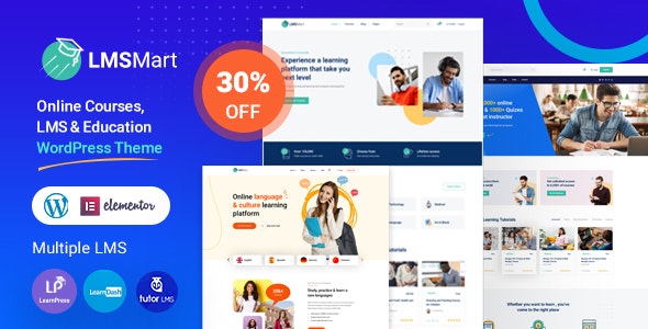 LMSmart v1.6.8 – WordPress 教育主题