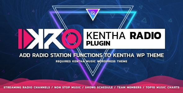 KenthaRadio v2.2.0 – Kentha Music WordPress 主题插件