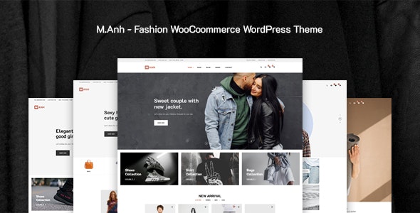 M.Anh v1.2 – WooCoommerce WordPress 时尚主题