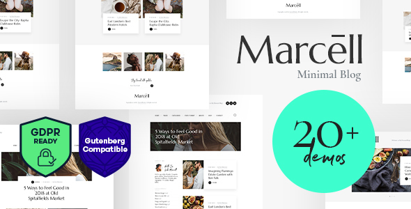 Marcell v1.2.5 – 个人博客和杂志 WordPress 主题