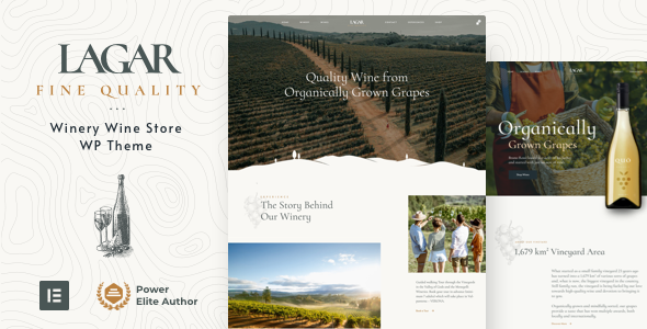 Lagar v9.4（后端已汉化） – Winery Wine Shop WordPress