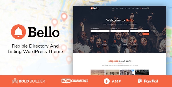 Bello v1.6.9 – 目录和列表 WordPress 主题