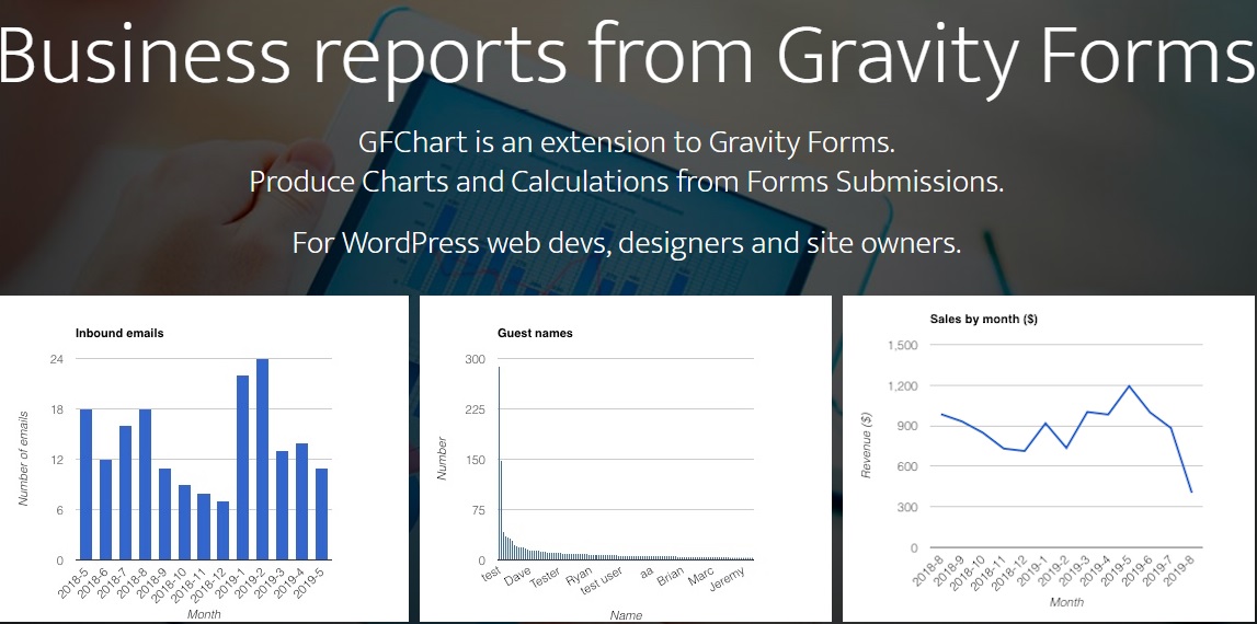 GFChart v2.2.2 – Business reports from Gravity Forms