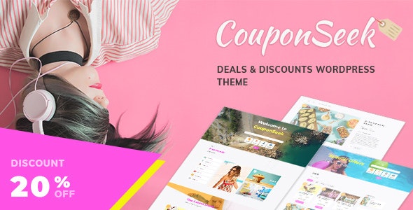 CouponSeek v1.3.1 – 优惠和折扣 WordPress 主题