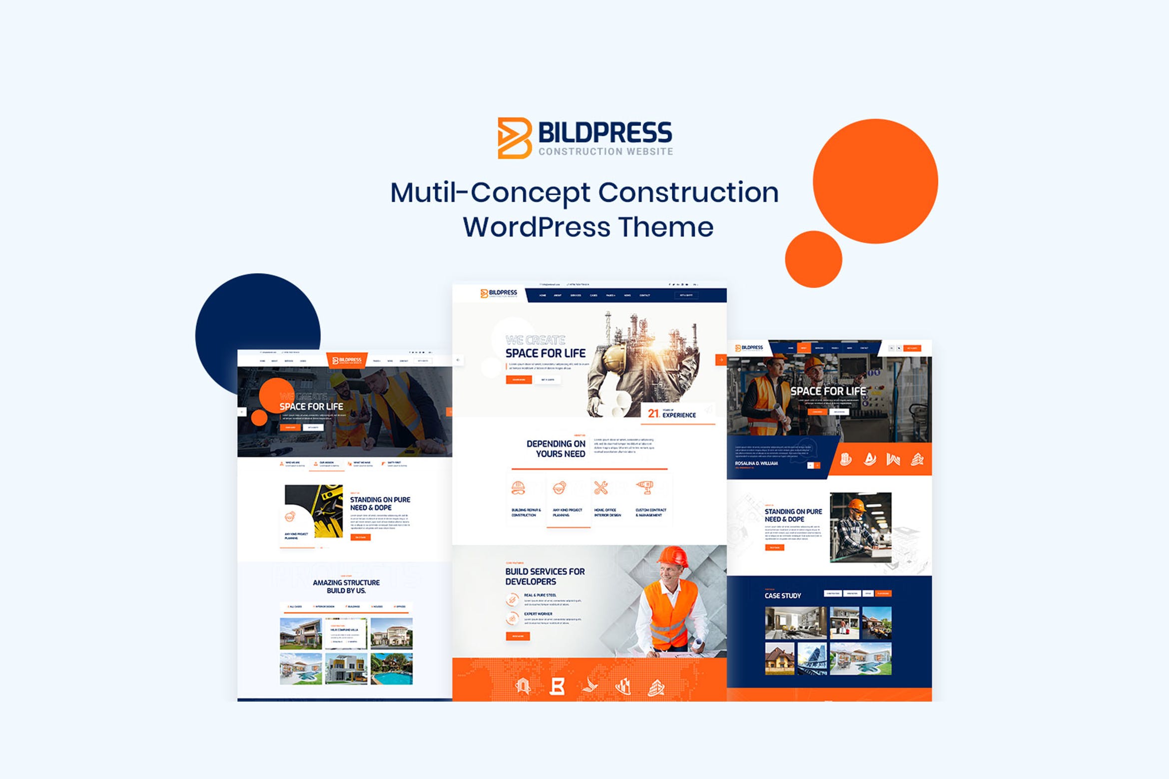 BildPress  v1.3.0 – 建筑 WordPress 主题