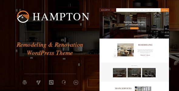 Hampton v1.1.9 – 家居设计和房屋装修 WordPress 主题