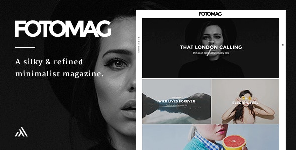 Fotomag v2.0.8 – 柔滑的极简主义博客杂志 WordPress 主题