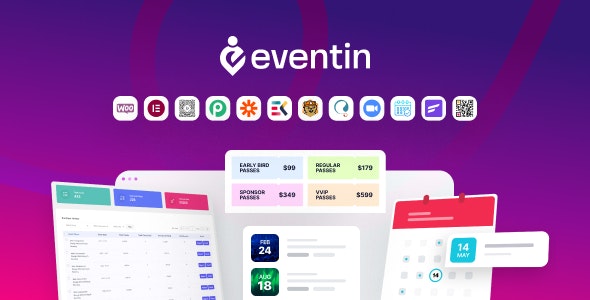 Eventin Pro  v3.3.41 – WooCommerce 的活动管理器和门票销售插件