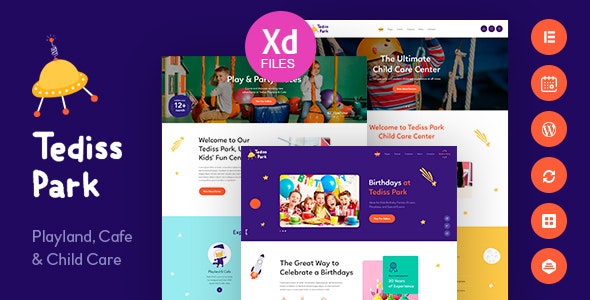 Tediss v1.0.8 – Play Area & Child Care Center WordPress Theme