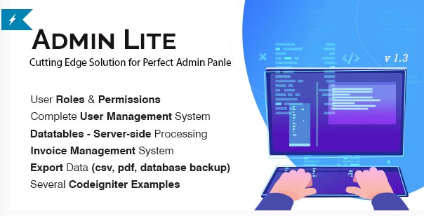 Admin Lite v4.0 – PHP 管理面板 + CRUD