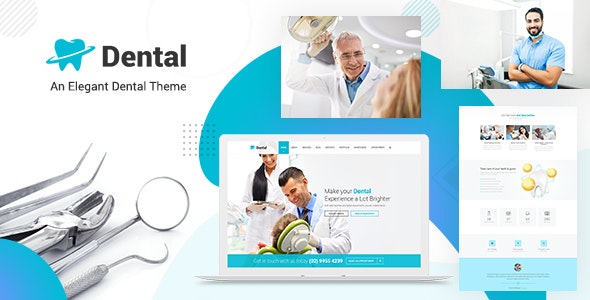 Dental Clinic v3.3 – WordPress 牙医主题