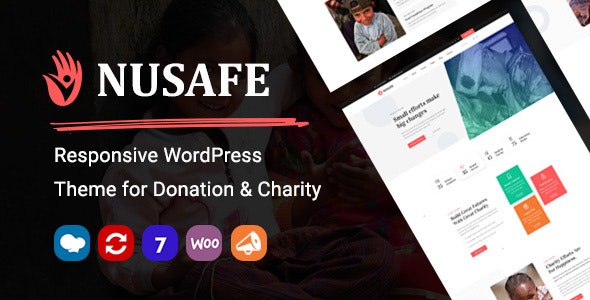 Nusafe v1.17 – WordPress慈善机构主题