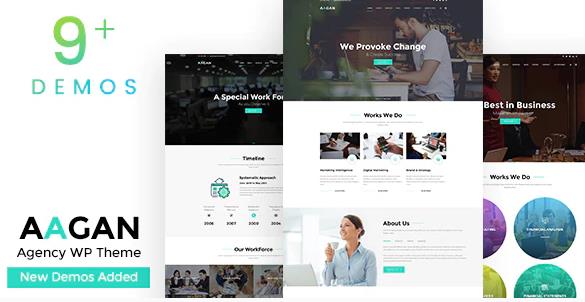 Aagan v2.9 公司企业网站模板