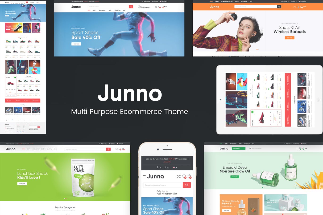 Junno v1.0.4 – 多用途 WooCommerce WordPress 主题