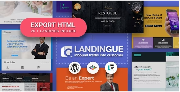 Landingue v3.2.1 – WordPress 站点的登陆和单页生成器插件