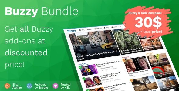 Buzzy Bundle v4.9.0 – Viral Media Script