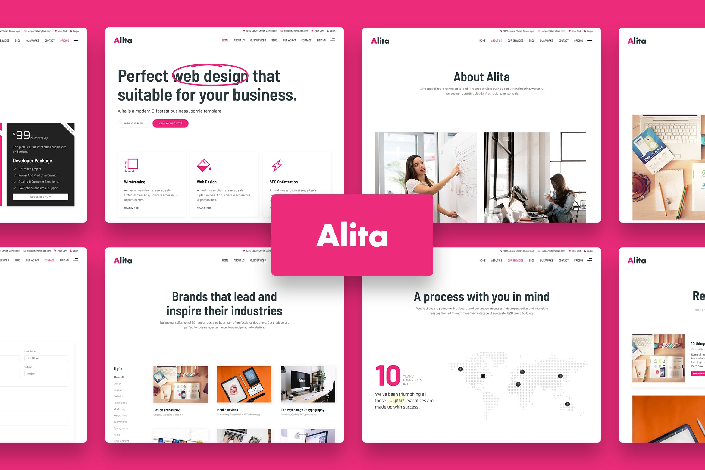 Alita v1.0.2 – Web Studio Joomla 模板