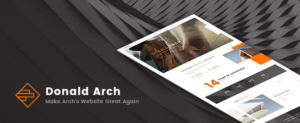 Donald Arch v1.2.0 – 创意建筑 WordPress 主题