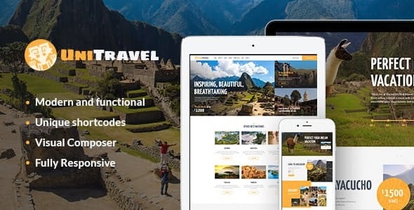 UniTravel v1.2.6 – Travel Agency & Tourism Bureau WordPress Theme