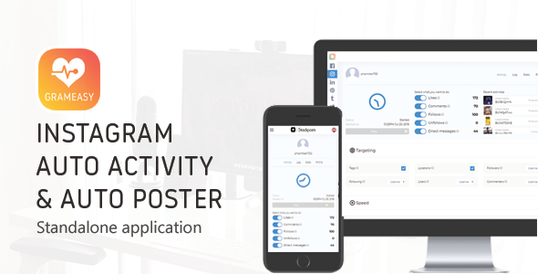 GramEasy v8.0.7 – Instagram Auto Post & Activity (Standalone script)