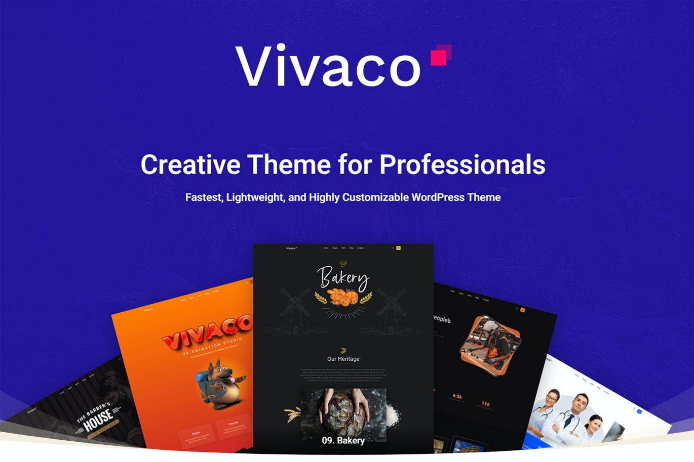 Vivaco v2.0 – 多用途创意 WordPress 主题