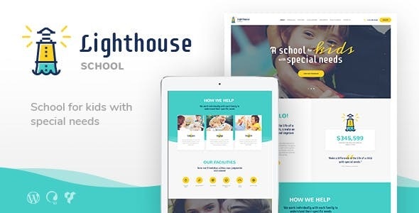 Lighthouse v1.2.5 – WordPress 残疾儿童学校主题