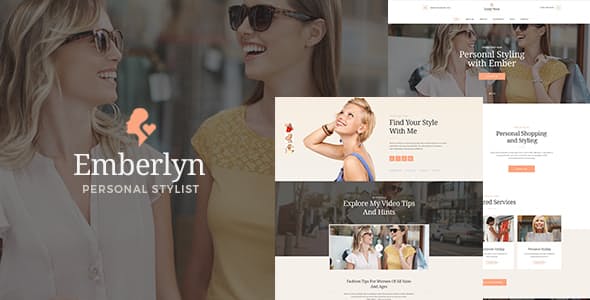 Emberlyn v1.1.5 – WordPress 个人造型师主题