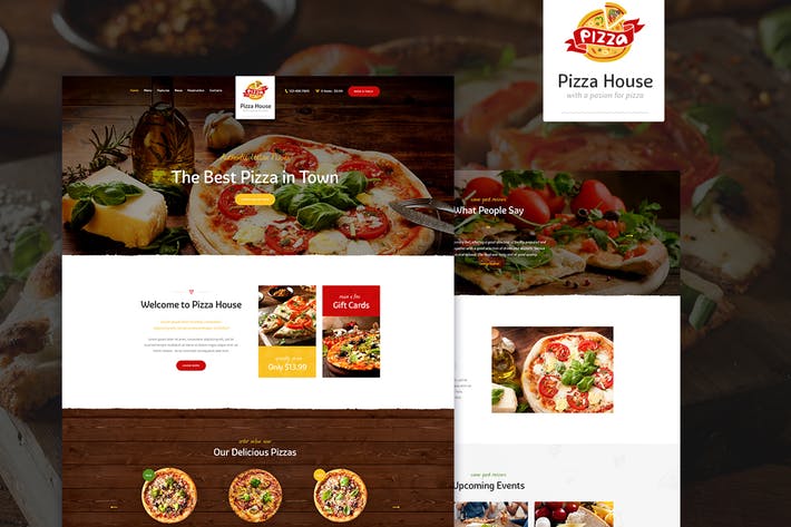 Pizza House v1.4.0 – WordPress餐厅/咖啡厅/小酒馆主题