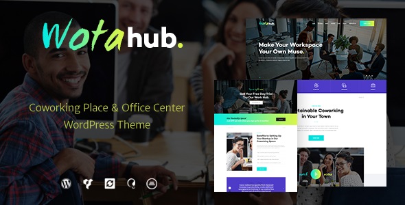 WotaHub v1.0.11 – Coworking Space WordPress Theme