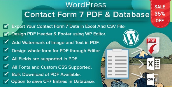 WordPress Contact Form 7 PDF, Google Sheet & Database v2.4.2