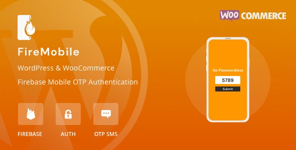 FireMobile v1.0.8 – WordPress 和 WooCommerce Firebase 移动 OTP 身份验证