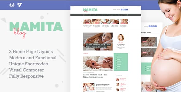 Mamita v1.0.8 – Pregnancy & Maternity Blog WordPress Theme