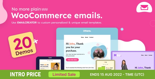 Email Creator v1.1.1 – WooCommerce Email Template Customizer