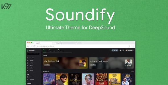 Soundify v1.5.2 – Ultimates DeepSound 主题